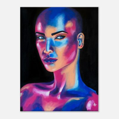 Art Print op canvas - ZIVA - Moderne kunst - Powerfull Faces | CLM Art