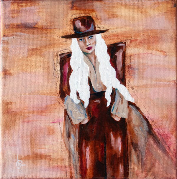 Schilderij HANNAH - moderne kunst - Western stijl - fashion | CLM Art