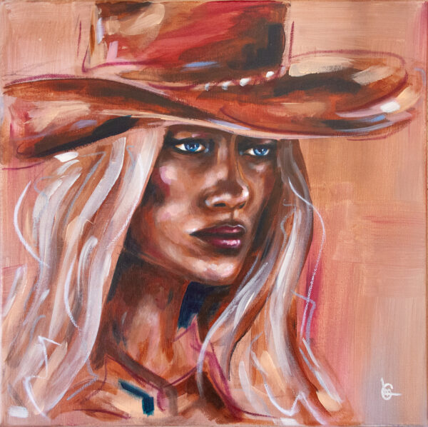 Schilderij JOLIE - moderne kunst - Western stijl - fashion | CLM Art